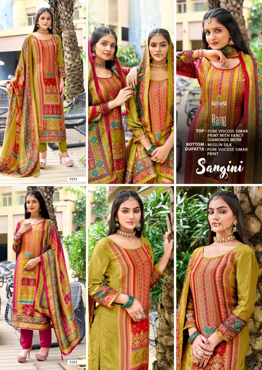 Sangini By Rang Viscose Printed Dress Material Suppliers In Mumbai
